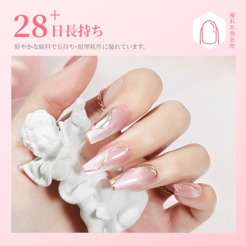 MODELONES Магнитный Гель-Лак для Ногтей, Гель 'Кошачий Глаз', Магнит, Блестящий, Магнитный Гель-Лак, Цветной Гель, Мелкие Частицы, Кошачий Глаз, Самостоятельный Гель-Лак, 6 Цветов