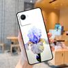 Синий чехол Iris Flower для Realme C55 C33 C31 C35 C30 C11 C15 C25s C21Y GT Neo 5 3T 2T 8 9 10 11 Pro Plus