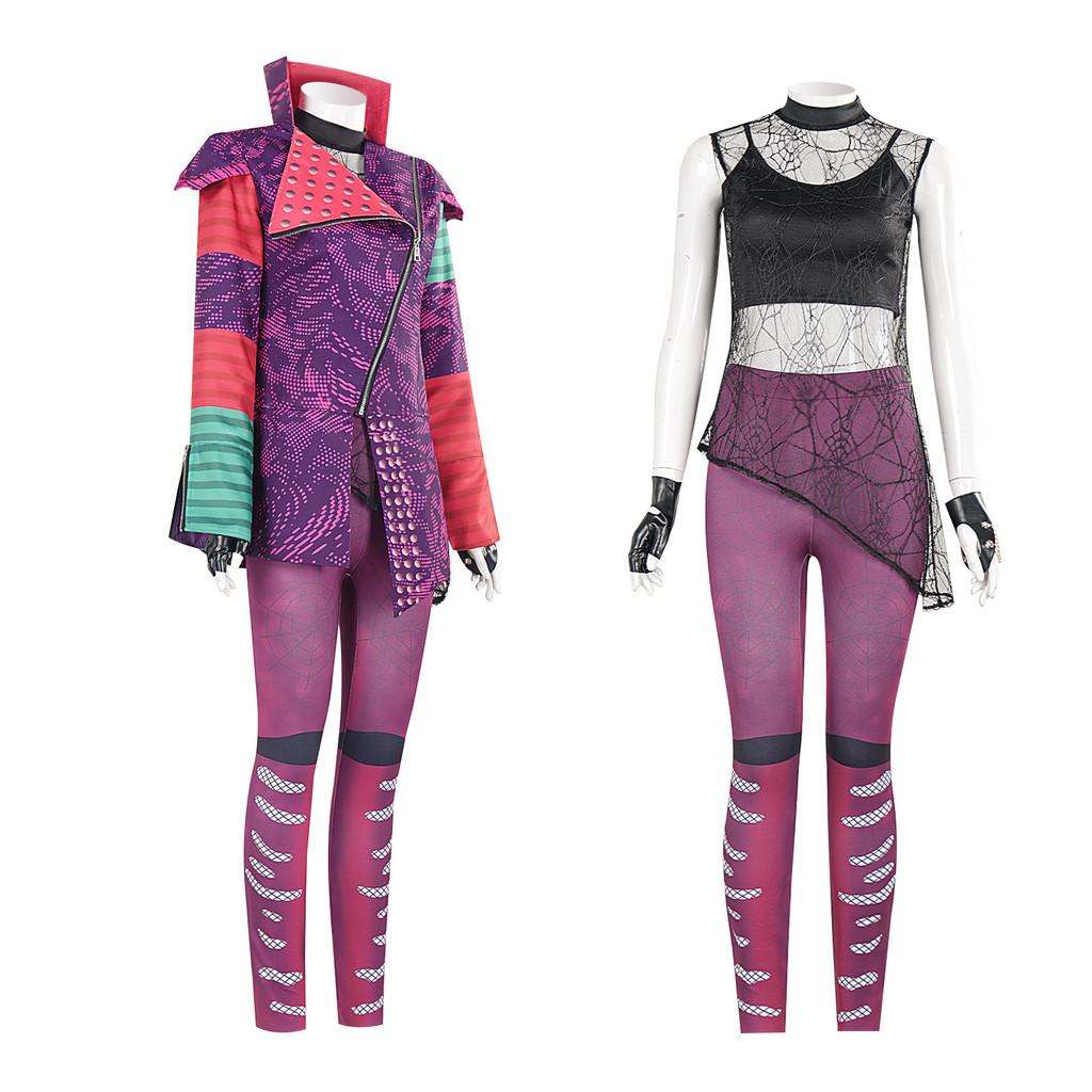 Descendants 3 Mal Halloween Costume Bodysuit With Polyester Blend For Anime Role Play
