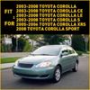 Комплект кронштейнов бампера для Toyota Corolla 2003-2008 гг. Передний правый и левый сторона Пара