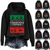 Women's And Men's Unisex Fashion Outfit Sweatsuit  Printed Long Sleeved  Casual Hooded Sweatshirt