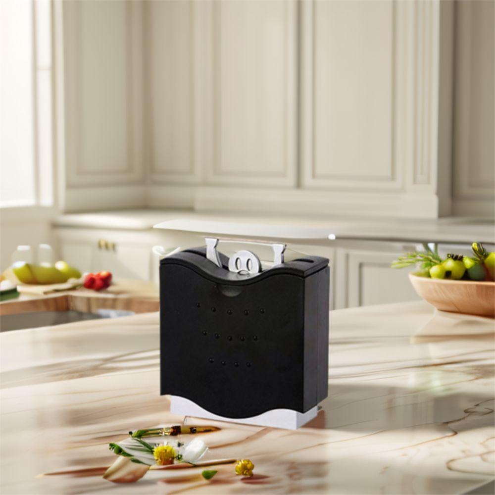 Поза тяжелоатлета Диспенсер для зубочисток Hercules Полуавтоматический Пластиковый держатель для зубочисток Черная коробка для зубочисток Обеденный стол