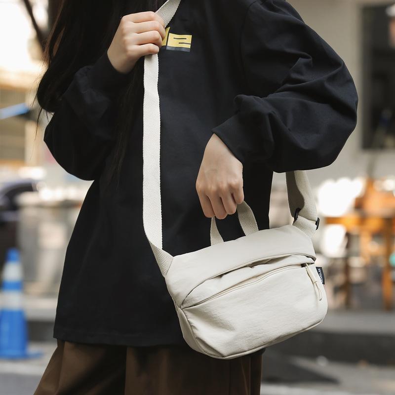 Нагрудная сумка мужская и женская повседневная простая сумка-мессенджер японская модная литературная сумка на плечо стиль поясная сумка Tide