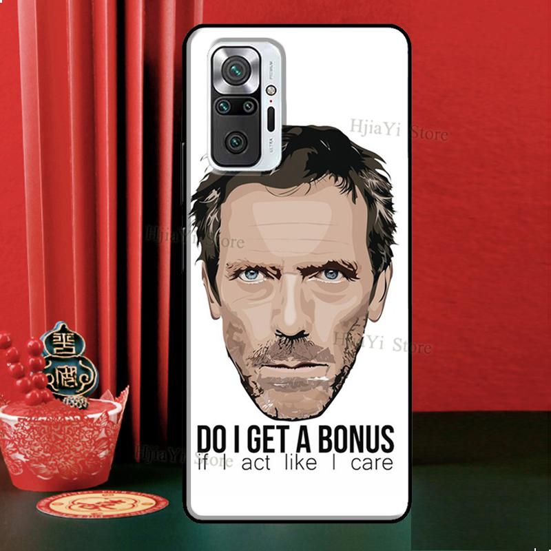 Кейс для таблеток Dr House Хью Лори для Xiaomi Redmi Note 12 Pro 11 9 8 10 Pro 9S 10S 11S 12S Redmi 12C 9C 10A 10C Чехол