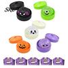 Halloween Party Favors 1/4/5Pcs Dumpling Squeeze Toy with Steamer Box, Cartoon Glitter Steamed Bun Slow Rising Fidget Stress Relief Toy, Ball for Home