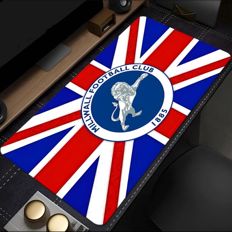 Millwall Fc Crest Design Mouse Pad, Rubber Base, Mouse Pad for Gamers and Office Use, Gaming Desk , Easy To Clean Mat Christmas fan gifts