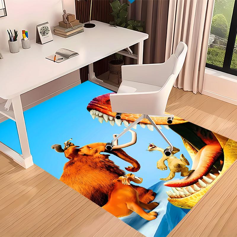 Ice Age Continental Drift1 Printed Absorbent Washable Carpet, Non-Slip Bathroom Mats, Kitchen Rugs, Yoga Mat,Living Room Entrance, Camping Picnic Rugs