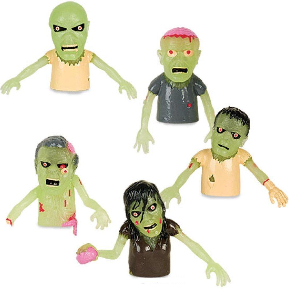 Accoutrements Toy Zany Glowing Zombie Finger Puppet Random (1 Zombie)