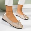 Fashion Fashion New Butterfly-knot Daily Flats Women 2024 Hot Sale Ladies Shoes Slip-on Women's Flats New Color Matching Flat Low Heels