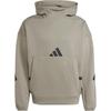 Adidas Zne Hoodie Brand Logo Double-Sided Knitted Comfortable Training Hooded Sweatshirt Men Hoodies Brown JE3071