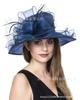 Sunshade mesh gauze hat women's summer big edge Eugen yarn new retro British beach sunscreen sunshade fashion sun hat