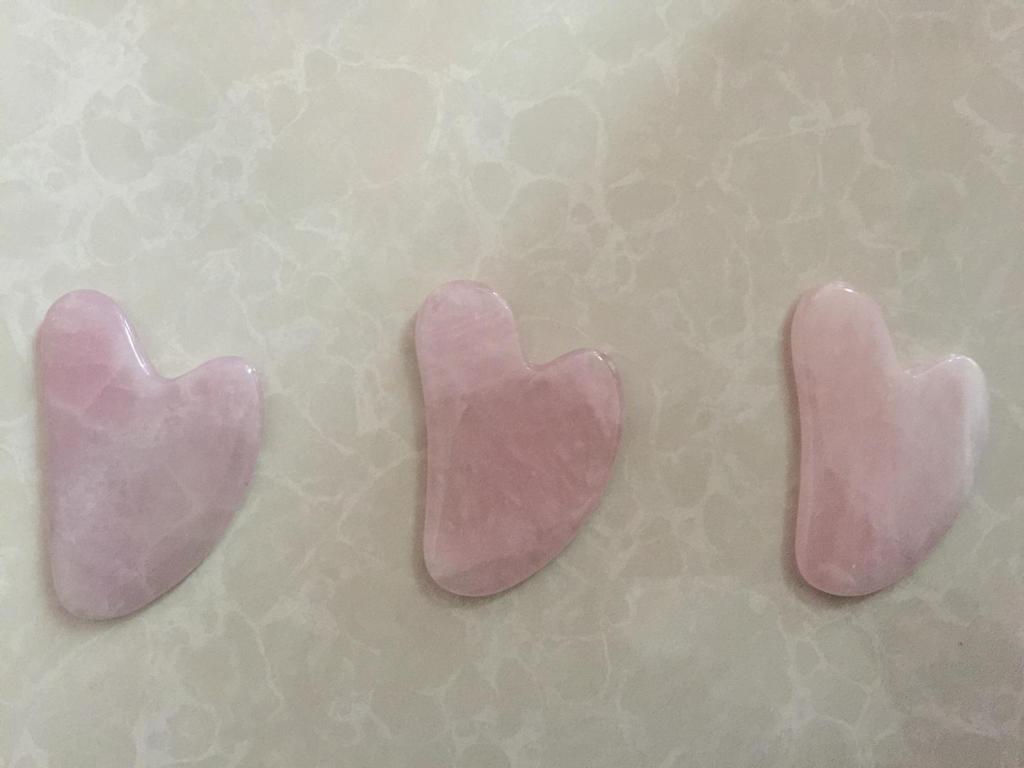 Массажер для красоты Xiuyan Jade и набор роликов из розового кварца с кристальной скребковой пластиной в подарочной коробке