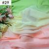 Шарф из шифона с градиентной расцветкой радуги, рукоделие для шитья DIY, платье в древнем стиле Ханьфу, сценический костюм, декор, принадлежности для одежды