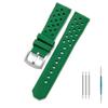 22mm Watch Strap For TAG Heuer F1 Monaco Carrera Formula 1 Watchband Air Vent Hole Wristband Rubber Silicone Bracelet Accessory