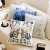 Skin-friendly Throw Pillow Cover Square Sofa Pillowcase Floral Swallow Cushion Cover  Office