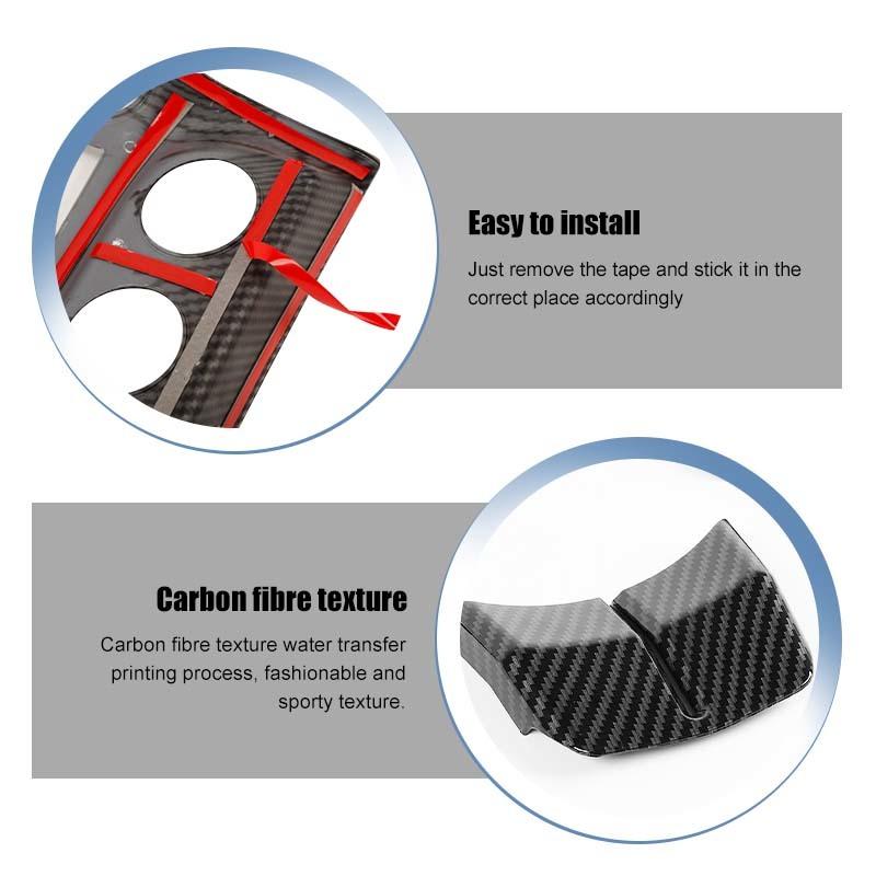 Dashboard Central Control Steering Wheel Co-pilot Handle Decoration Interior Kit Fit for Jeep Wrangler JK 2011-2017 Car Accessories