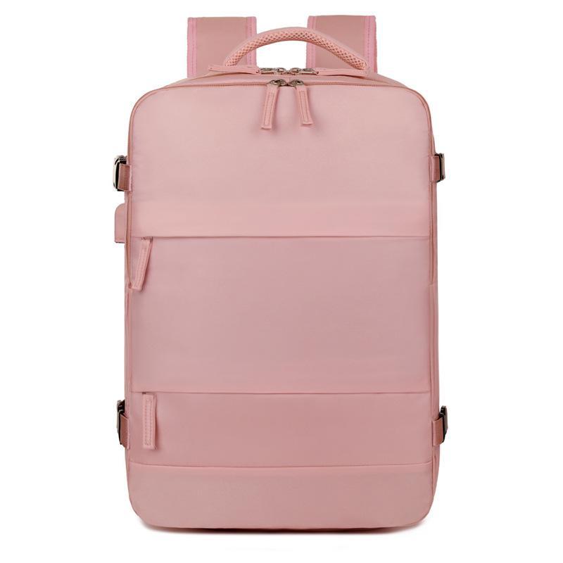 Unisex Business & Travel Backpack - Large Capacity, Expandable, Stylish Design for Short Trips & Laptop Storage