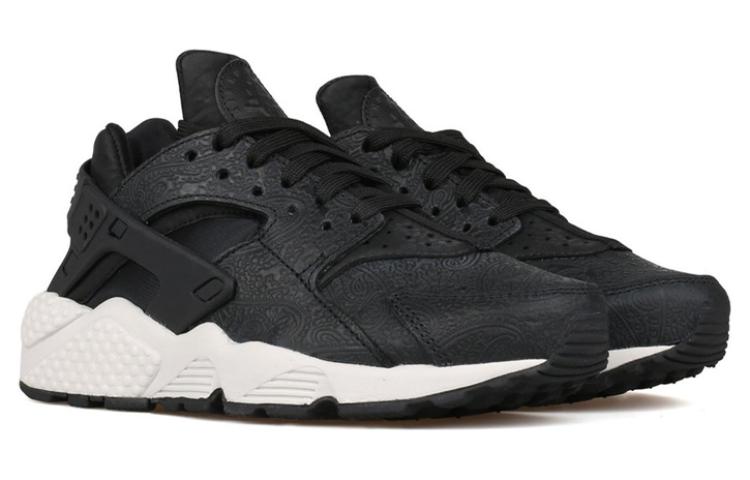 Nike Air Huarache Run Premium Черный/Черный Светлая кость Женские 683818-010