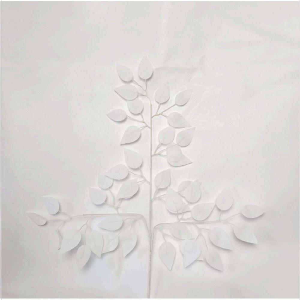 12PCS Multicolor Artificial Banyan Leaves Realistic Silk Leaves Simulated Ficus Branches Fake Banyan Tree Leaves Party Supplies