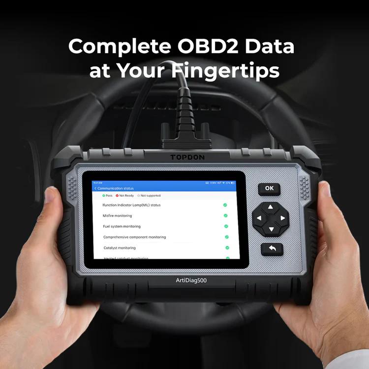 TOPDON ArtiDiag500 Диагностический 4 Системы 6 Функций Сброса OBD2 Сканер SAS/TPMS/BMS/EPB Сброс Диагностический инструмент для автомобиля Бесплатное обновление