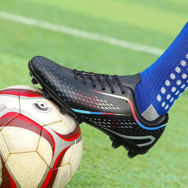 Футбольные бутсы с длинными и короткими шипами, Прочные и легкие футбольные бутсы для мальчиков и девочек, Футбольные бутсы для матчей и тренировок