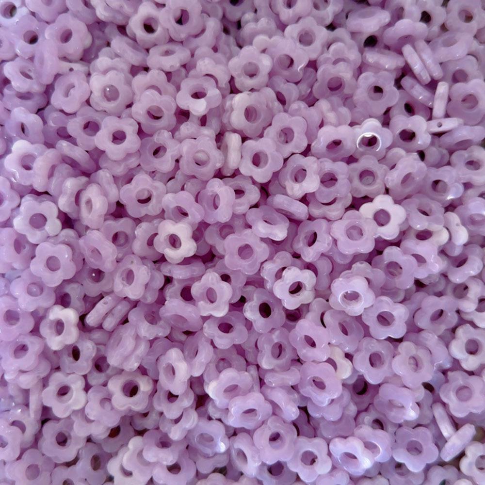 Акриловые ретро-градиентные пятилепестковые бусины для самостоятельного изготовления украшений и аксессуаров для волос