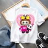 Children T-shirt Boy Girl Kawaii Anime Pattern Short Sleeve Summer Trendy Casual Tee Top Kid Labubu Clothes Gift