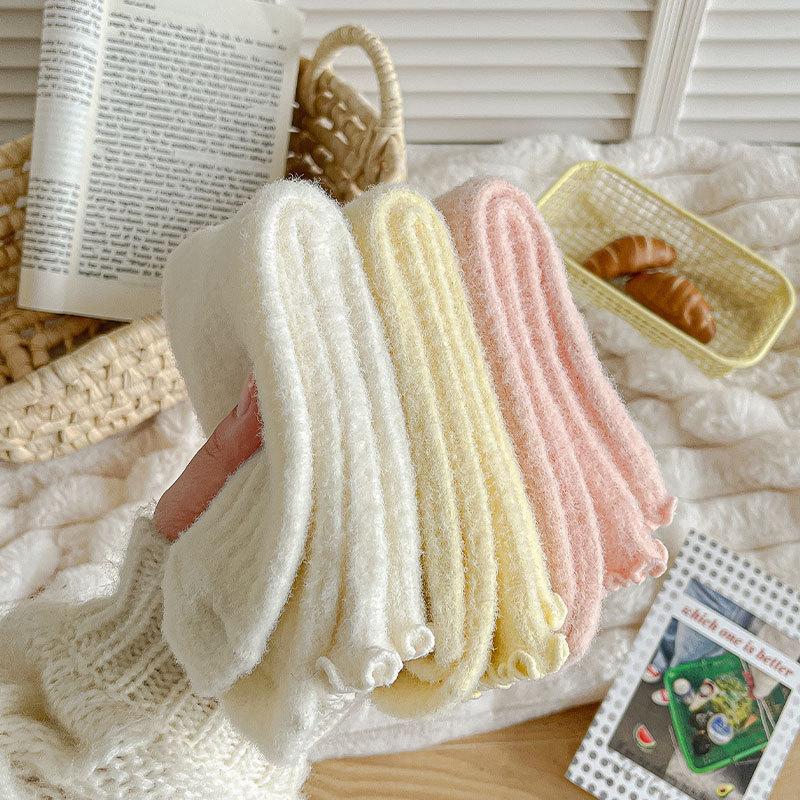 Winter Forest Fashion Milk Fluffy Socks Wind Pile Socks Thick And Warm Plus Fluffy Socks