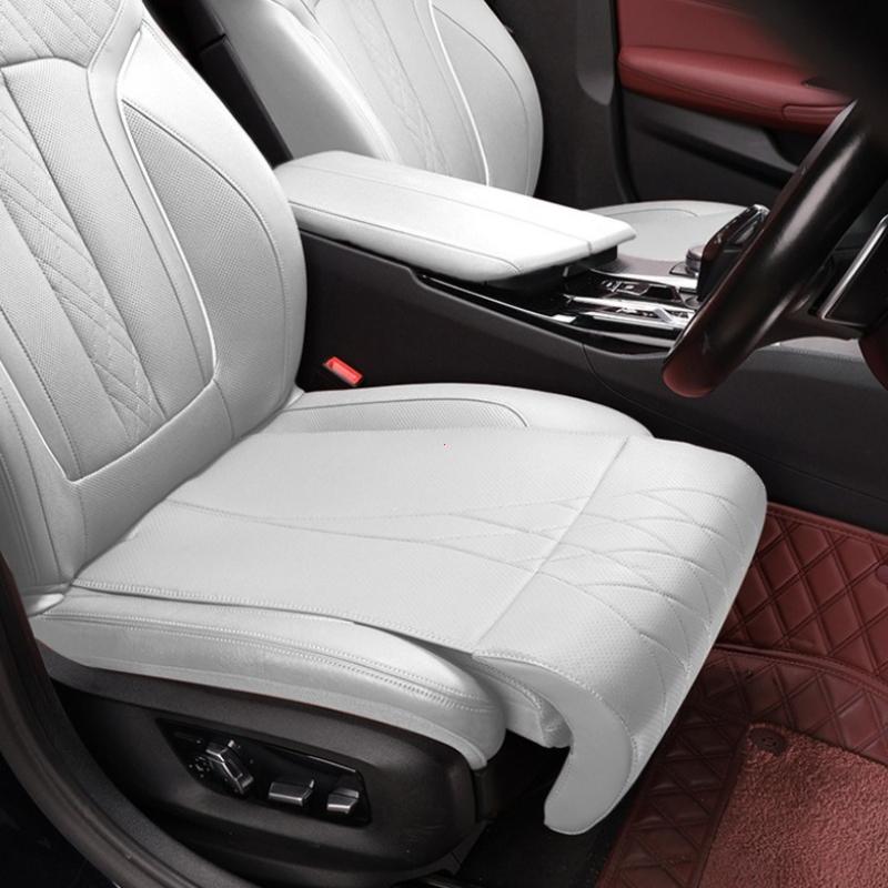 All Season Universal New Car Seat Leg Support Extended Suede Leather Seat Extended Leg Pad for Driver Memory Foam Seat Pad