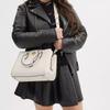 COACH Brooke 27 Logo Front Logo Leather Tote Bag Shopping Bag Shoulder Crossbody Handbag Large Women's White