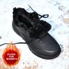 Fashion Men's Black Outdoor Winter Casual Style Trend Sport Shoes Plush Warmth for Men Non-slip Lightweight Comfort Flats Sneakers