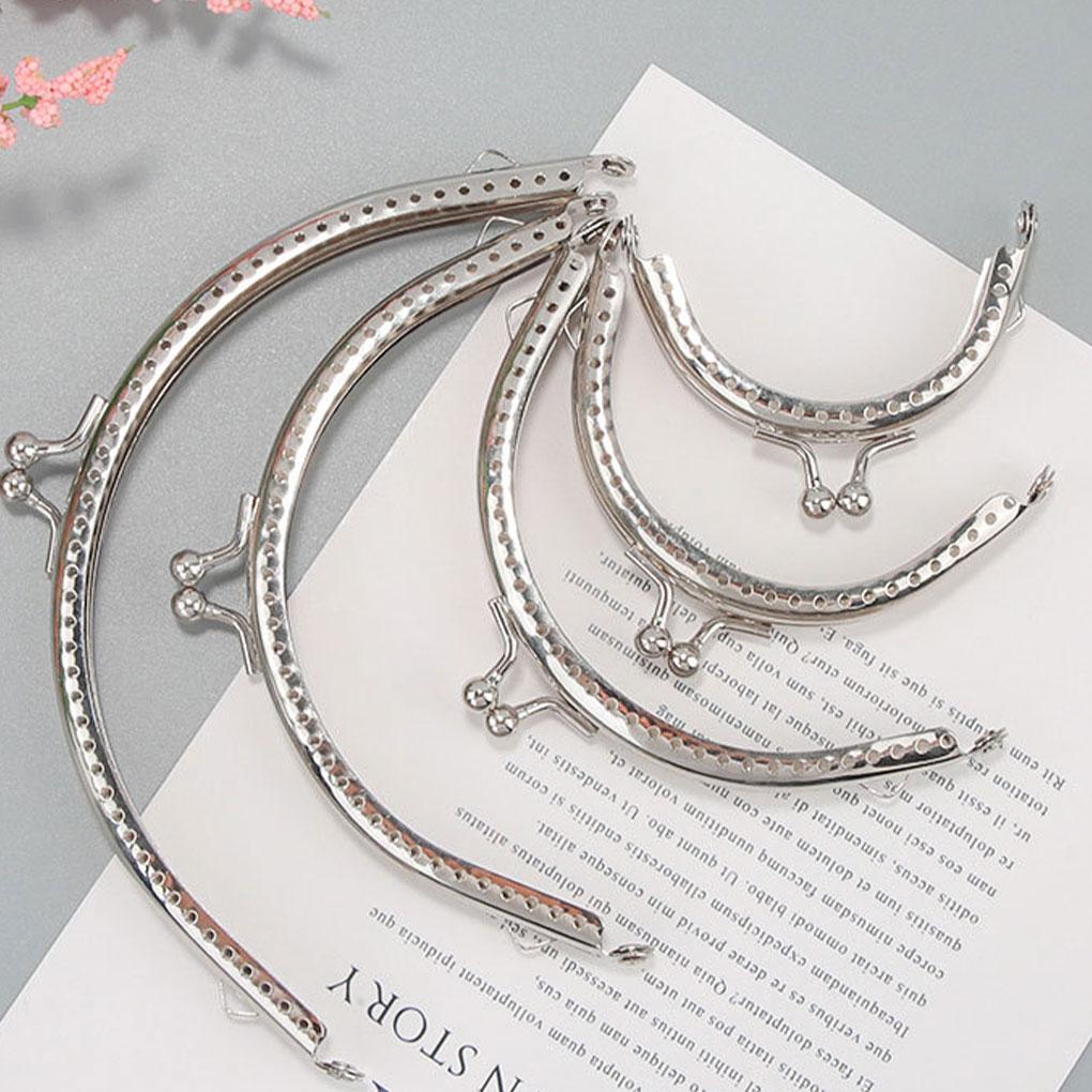 Изысканные узоры из 2 предметов, металлическая рамка для кошелька, застежка-поцелуй, замок, легко крепкий и долговечный, широко используемый