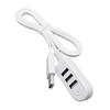 3 USB-порта Многофункциональный 3A Зарядное устройство Конвертер Удлинительный кабель Расширение линии