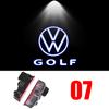 2Pcs LED Car Door Projector Welcome Ghost Shadow Light For VW Touareg Golf 5 6 7 Passat B6 B7 B8 B9 MK6 MK7 R GTI Accessories