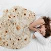 Winter Warm Pizza Tortilla Blankets Soft Throw Blanket for Bed Sofa Plush Bedspreads Airplane Travel Blanket Manta Burrito