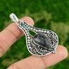 Daughters Day Deal 925 Sterling Silver Picasso Jasper Stone Mother Boho Pendant