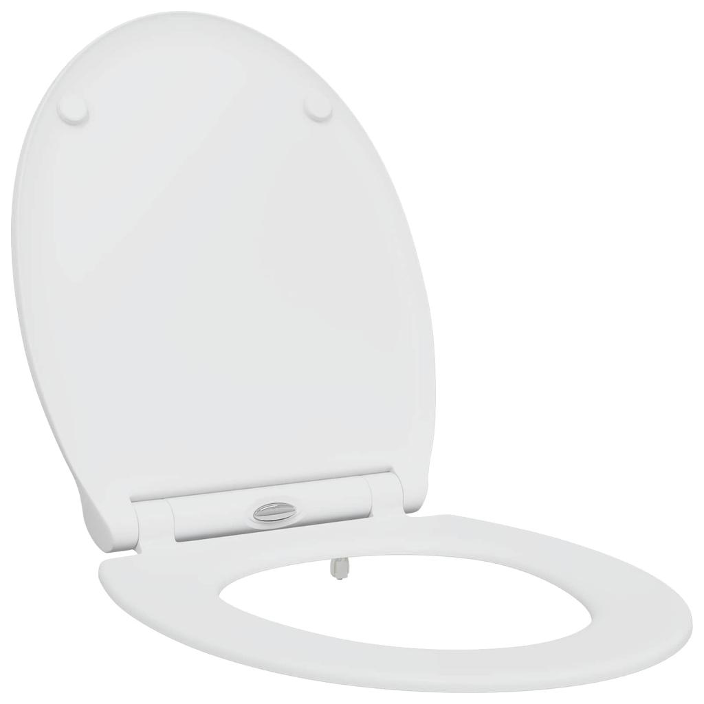 Toilet Seat White 47 x 37.5 x 3.8 cm Duroplast