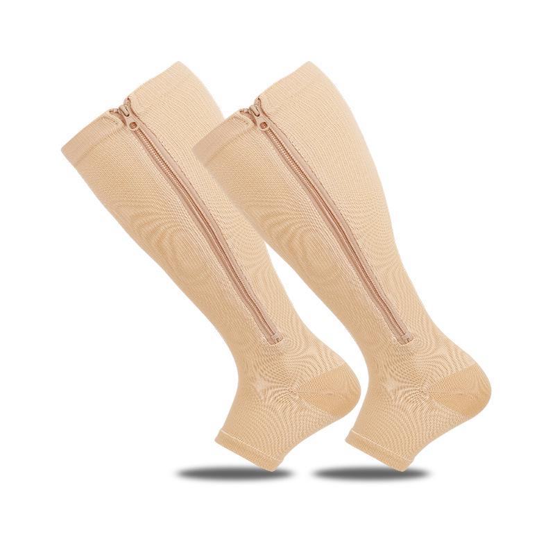 Компрессионные носки для бега на молнии: Трансграничные виды спорта, поддержка голени