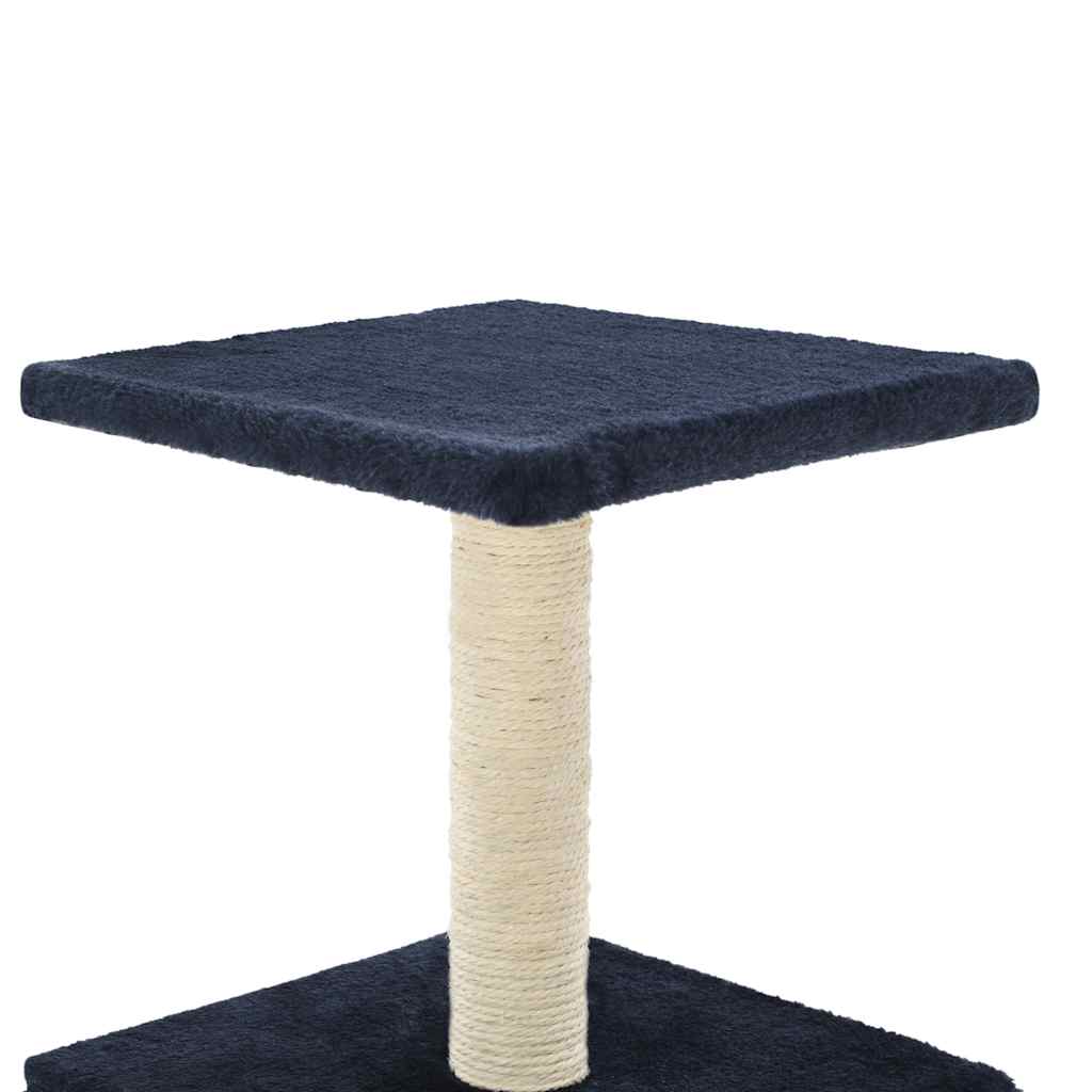 Cat Scratching Post with Sisal 55 cm Dark Blue