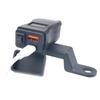 12В 24В Комплект USB-порта для мотоцикла Адаптер SAE на USB на мотоцикле Быстрые USB-зарядные устройства Водонепроницаемая розетка Type C