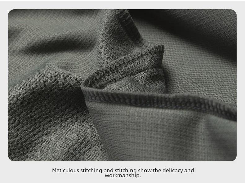 Мужская рубашка-поло из вафельной трикотажной ткани с коротким рукавом — деловая повседневная летняя одежда для отцов среднего возраста