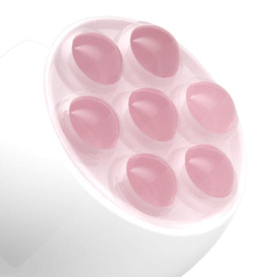 Нефритовый ролик Массажер для лица Ледяной ролик Инструмент для лица гуаша Вращающийся на 360 градусов Ручной массажер с шариком из искусственного кристалла для лифтинга, подтяжки, подтягивания кожи шеи