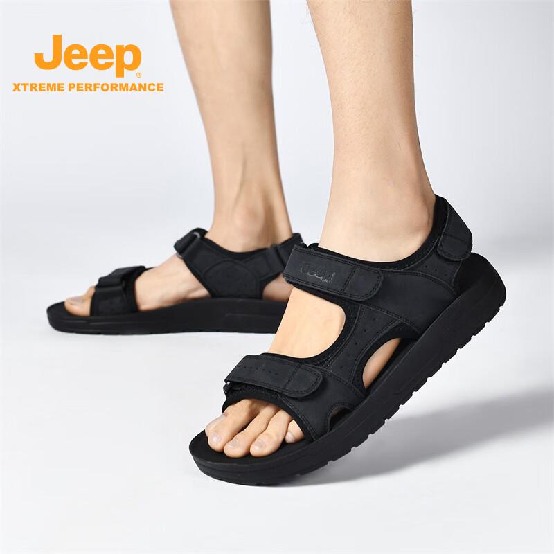 Jeep Мужские дышащие уличные сандалии