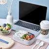 Ланч-бокс из нержавеющей стали с посудой Детский ланч-бокс Портативный ланч-бокс Bento Box Контейнеры для еды, пригодные для микроволновки