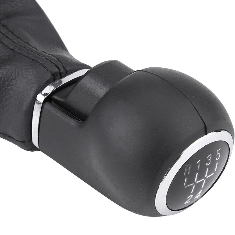 5-Speed Gear Shift Knob Lever Gearstick Gaiter Boot For Opel Corsa D 2006-2014