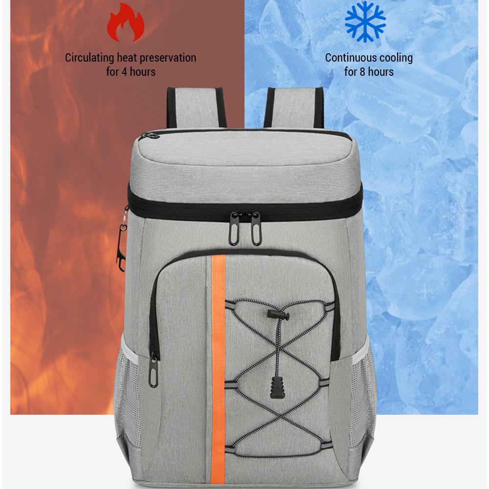 Insulated Cooler Backpack Aluminum Foil Thermal Backpack Picnic Cooler Bag for Outdoor Picnic Bags Camping Supplies New