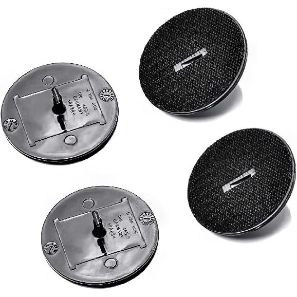 OTUAYAUTO 4PCS Floor Mat Fastener - Replacement For BMW Carmats Fixation Clips With T-Hook Anchor For Velour Carpet