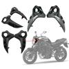 Подходит для YAMAHA FZ6 FZ-6N FZ 6N 2004-2010 Карбоновый рисунок и Черный Держатель Верхней Боковой Части Рамки Обтекателя Фары