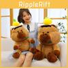 Adorable Capybara Plush Toy Creative Design Soft Pp Cotton Stuffed Animal For Kids