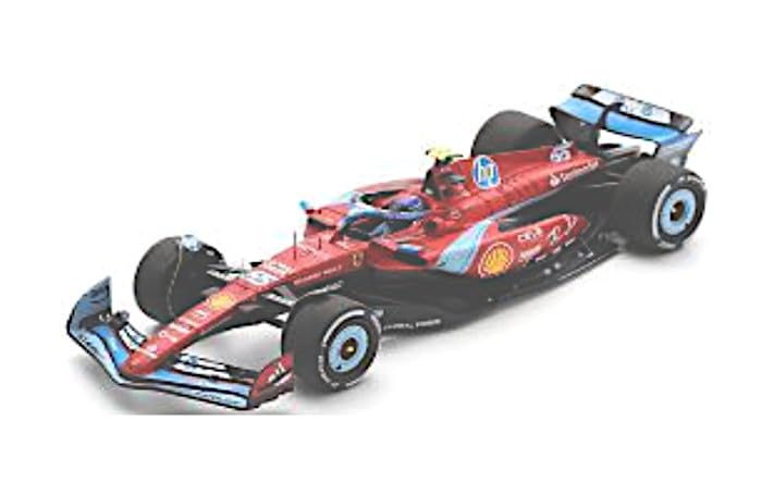 Looksmart Масштаб 1/43 Scuderia Ferrari SF-24 2024 Гран-при Майами Формулы-1 5-е место #55 C. Сайнс Готовый продукт